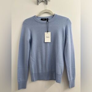 Theory Cashmere Sweater Light Blue Brand New